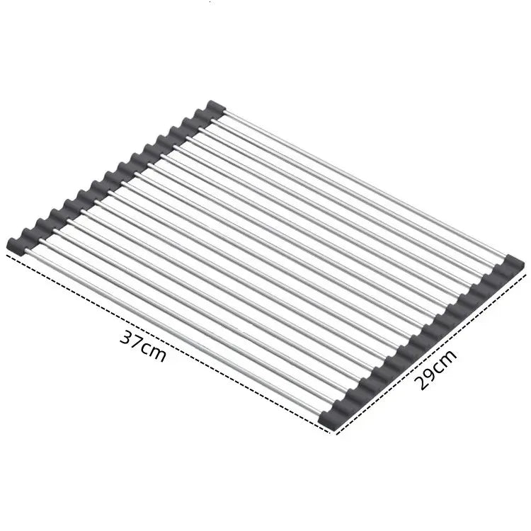 RackFlow™ | Platzsparende, verstellbare Lösung für die ordentliche Aufbewahrung von Geschirr und Obst und Gemüse