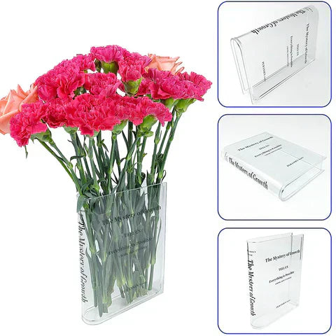 Bookcraft™ - Buchform Acryl Vase (50% RABATT)