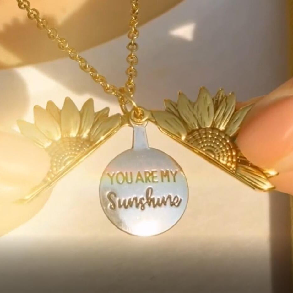 SunKissed™ | Boho-inspirierter Sonnenblumen-Anhänger für ein helles, fröhliches Herz (1+1 GRATIS)