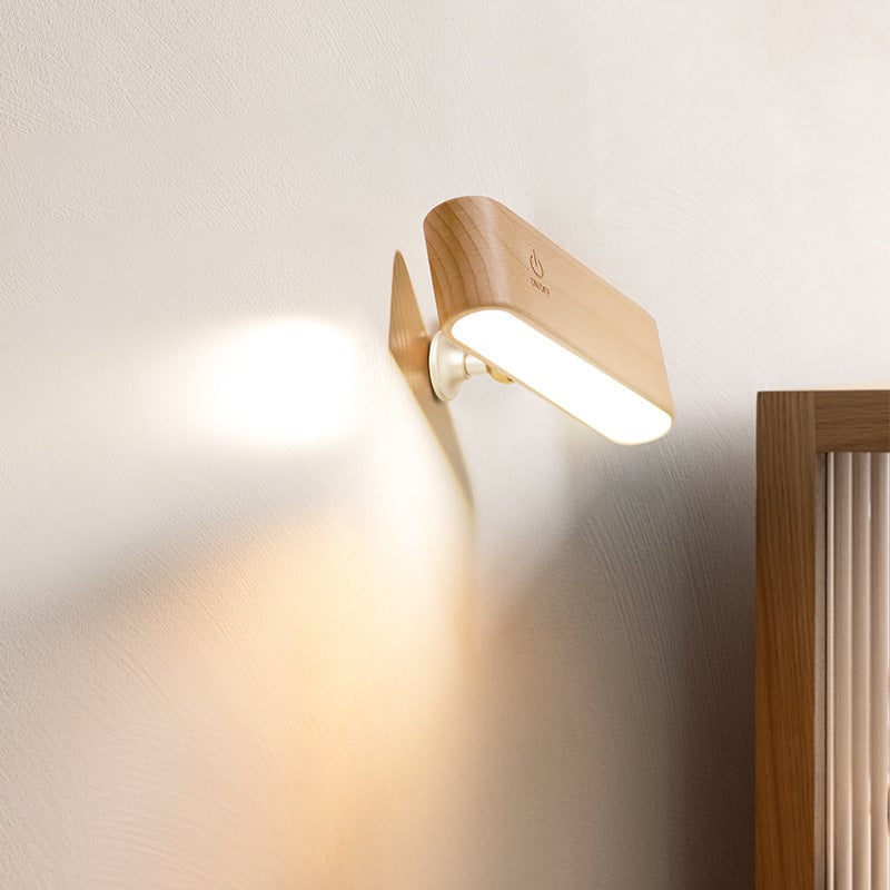 Nuvira™ - Magnetische Massivholz-Schreibtischlampe