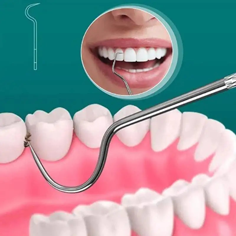 CleanTeeth™ - Zahnstocher-Set Aus Edelstahl (50% RABATT)
