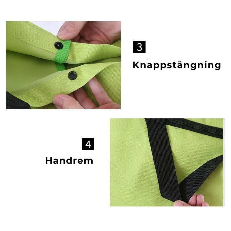 RollEase™ | Mühelose Verwandlung von der Handtasche zum Trolley