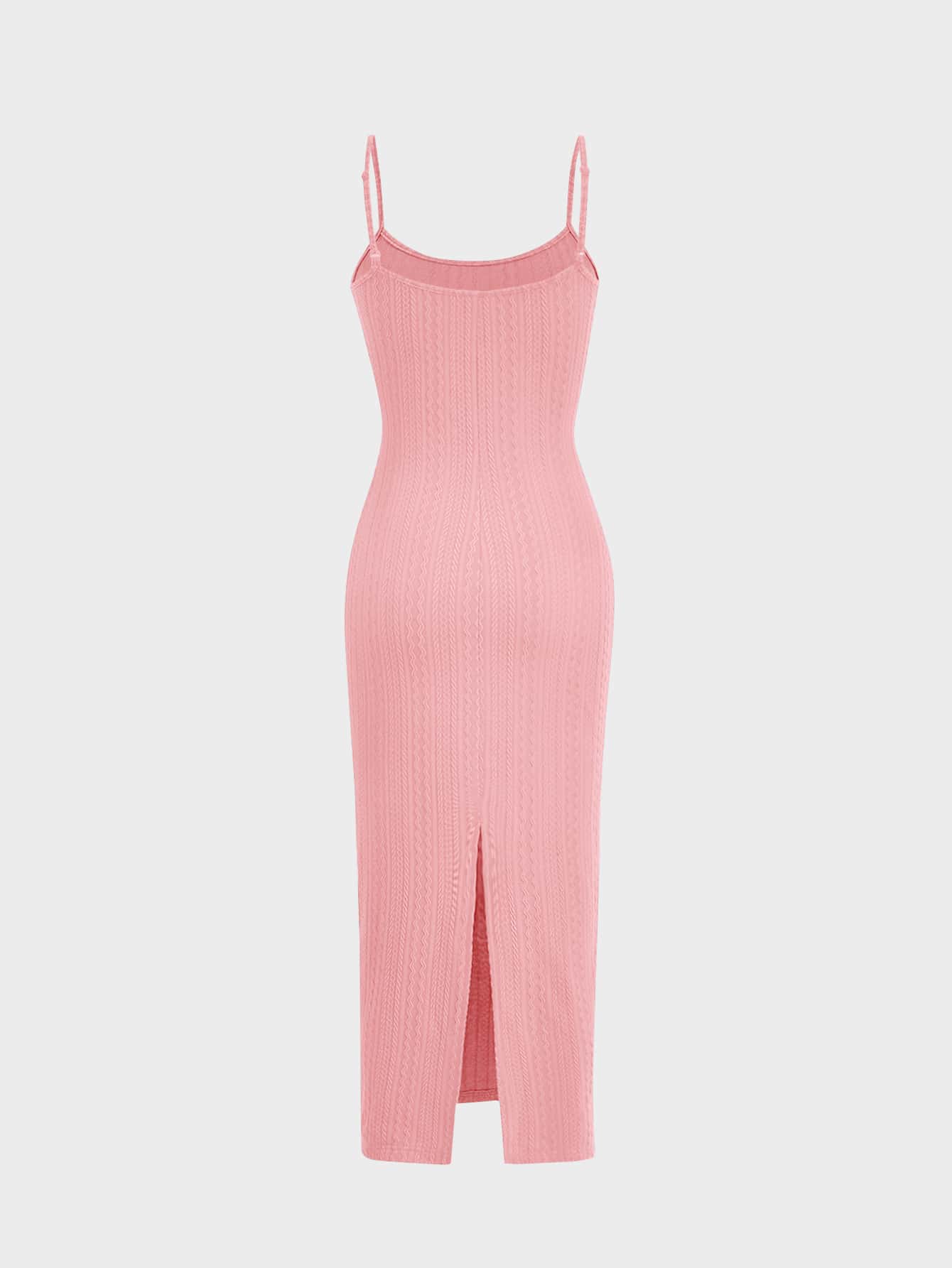 Cami Kleid mit Schlitz am Saum