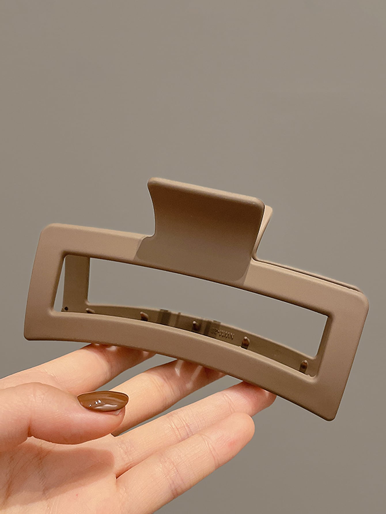 3 Stücke Haarklammer mit Loch, Rechteck