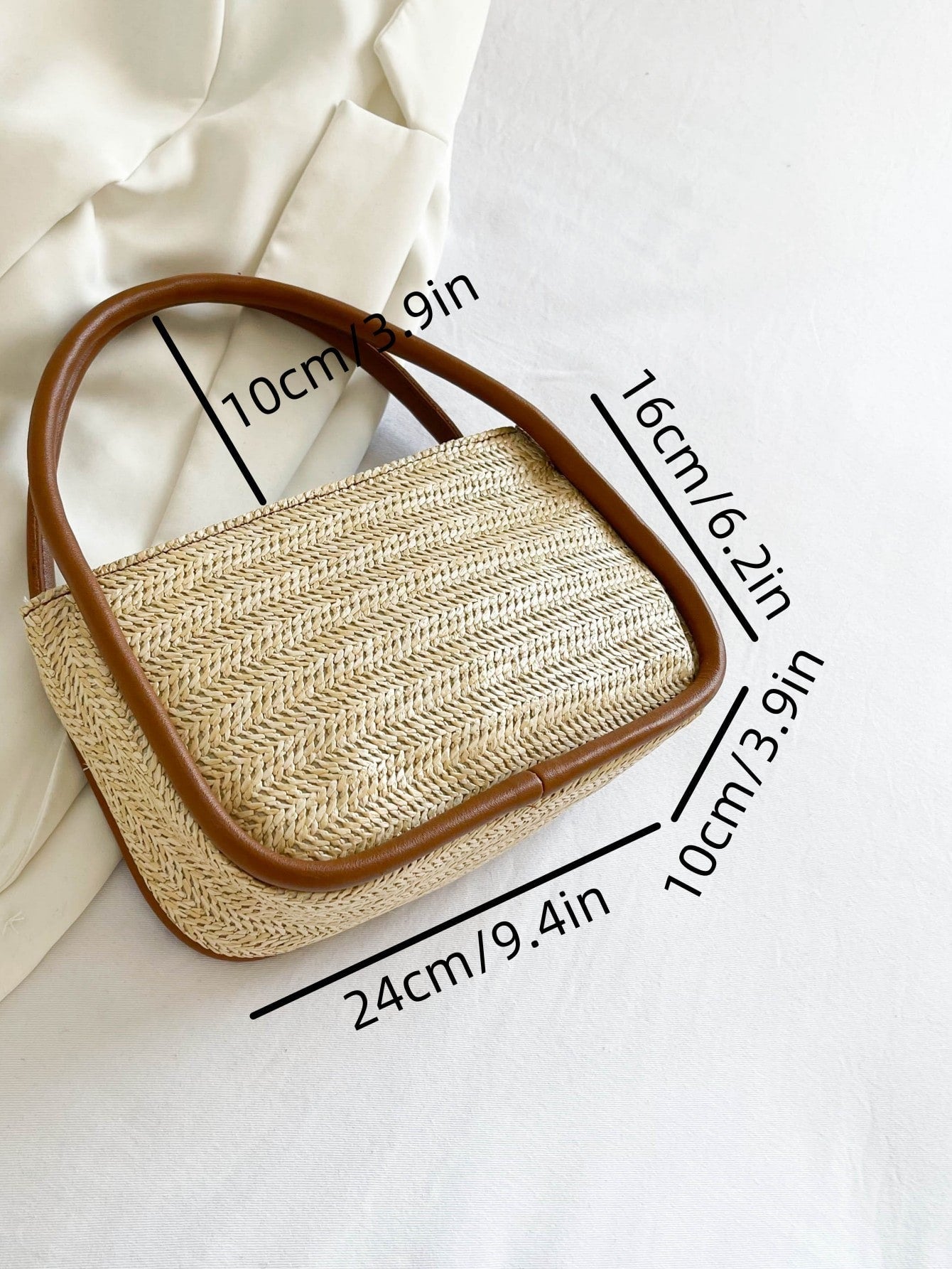 Strohtasche mit