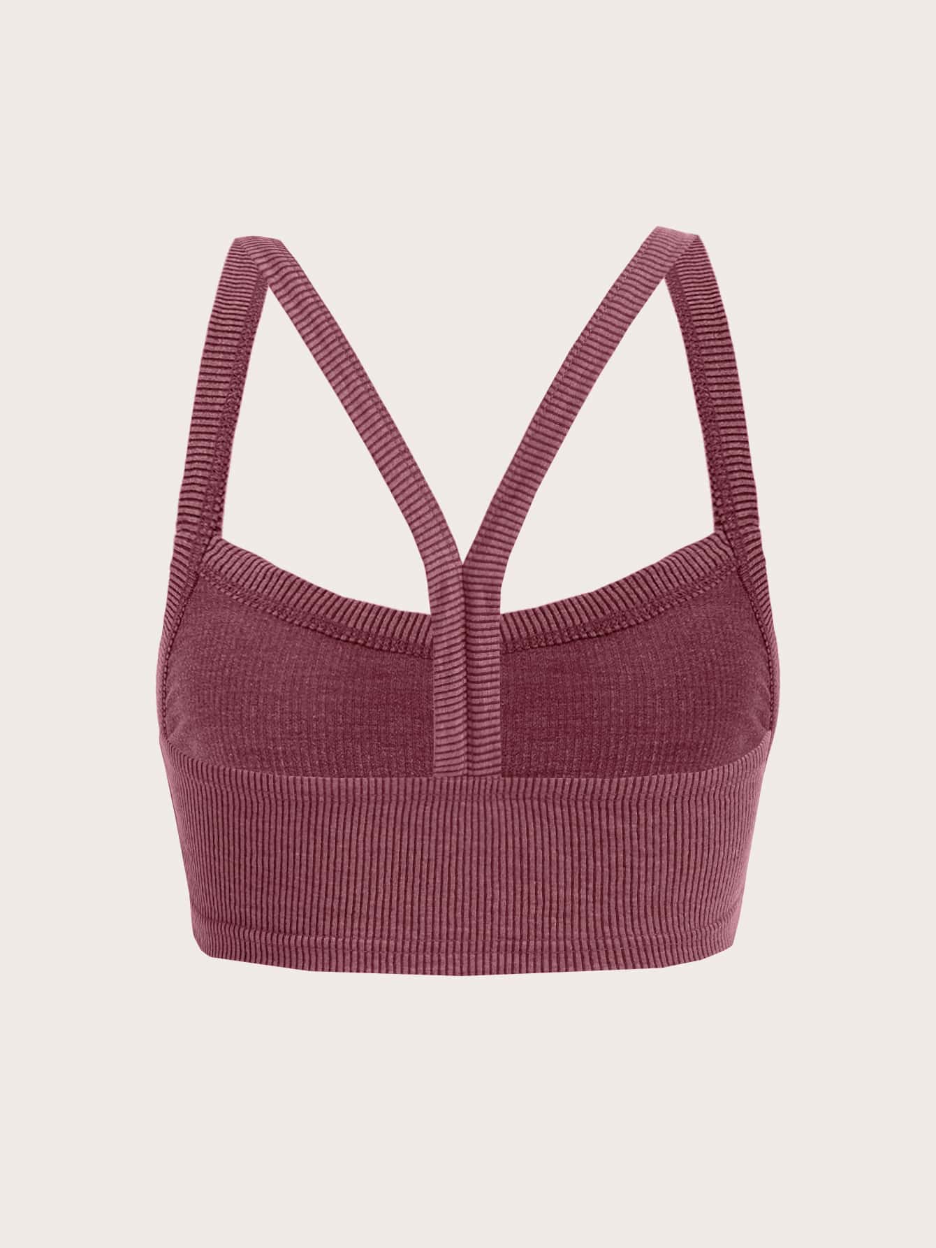 ICON Crop Cami Top mit Buchstabe Flicken Detail