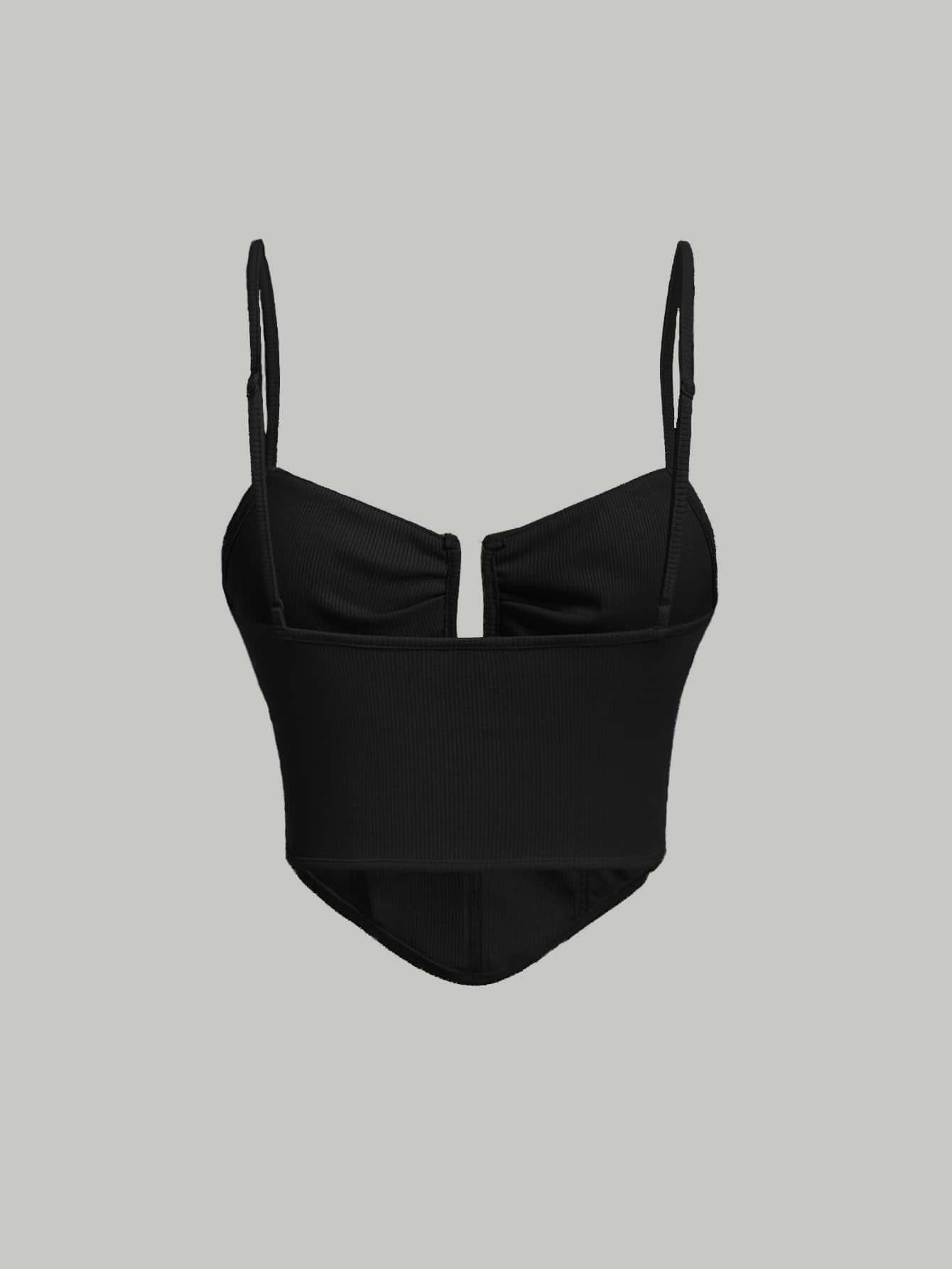 Cami Top mit Zipfelsaum
