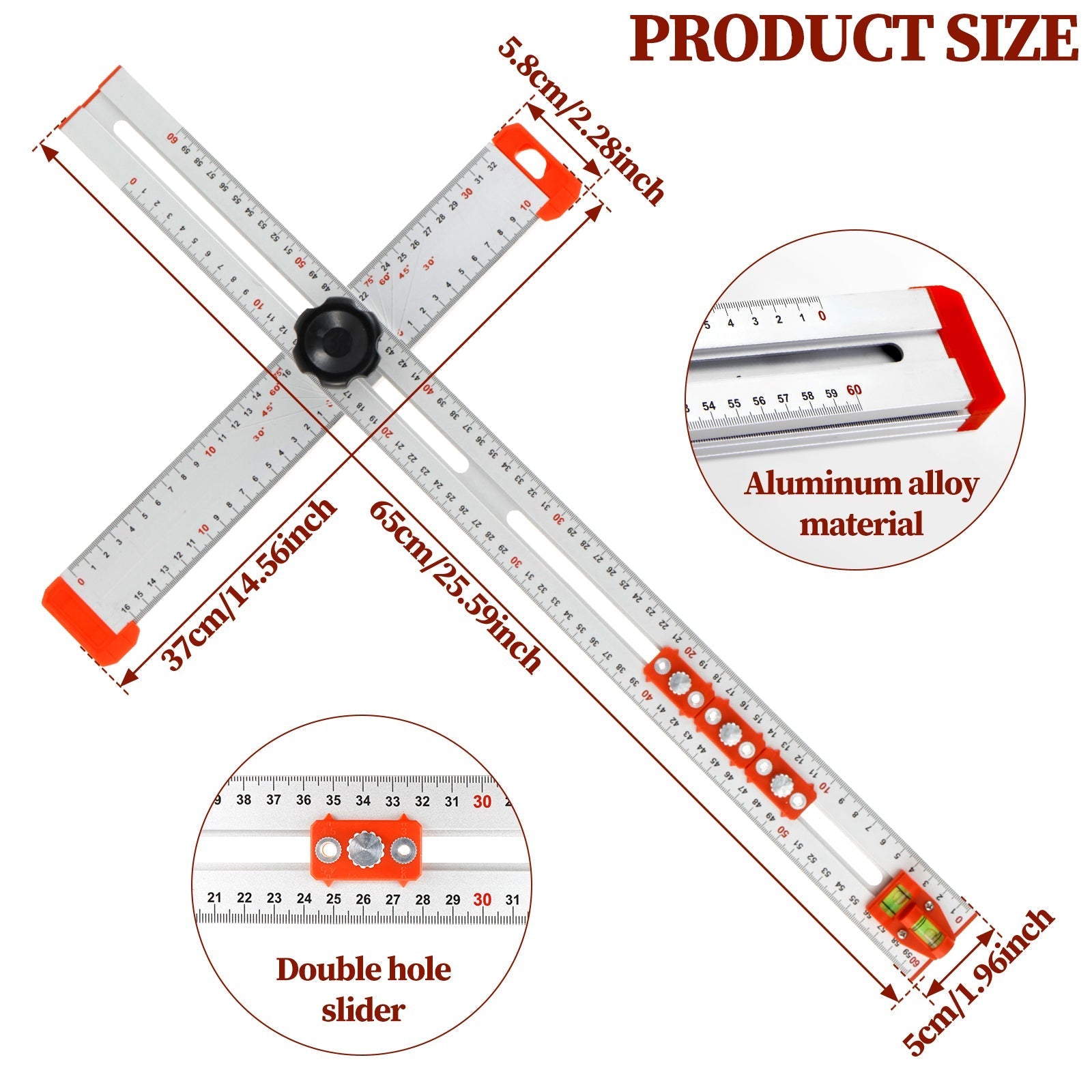 AngleCut™ -  3-in-1 Hochpräzisions-Winkellineal [ Letzter Tag Rabatt ]