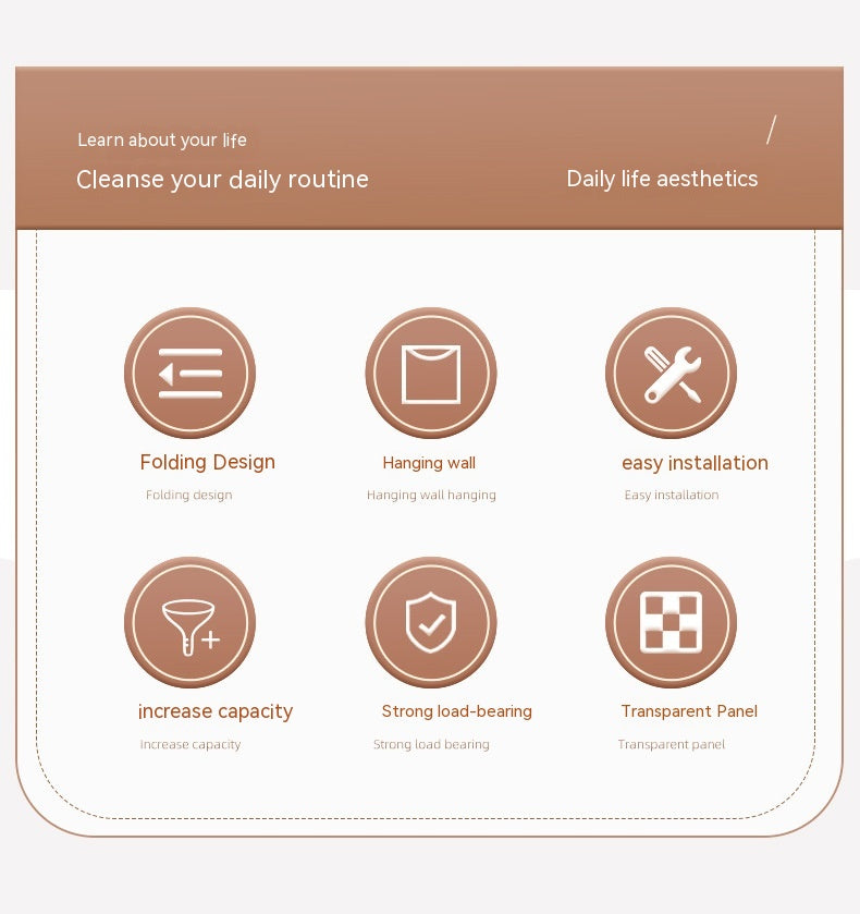 FoldiBin™ - Faltbarer, Hängender Mülleimer (50% RABATT)
