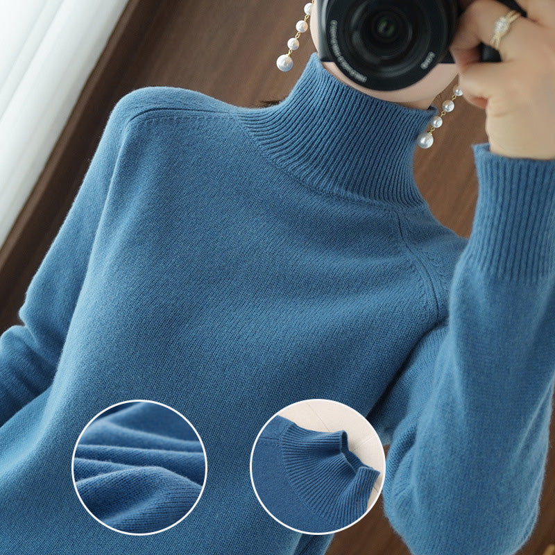 Veera™ - Solider Rollkragenpullover für Damen (50% Rabatt)