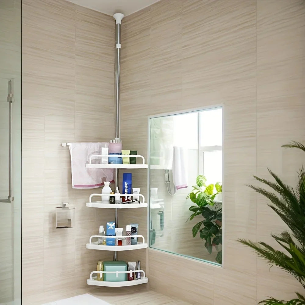 FlexiSpace™ | Werkzeugfreie, anpassbare Aufbewahrung für ein aufgeräumtes Badezimmer