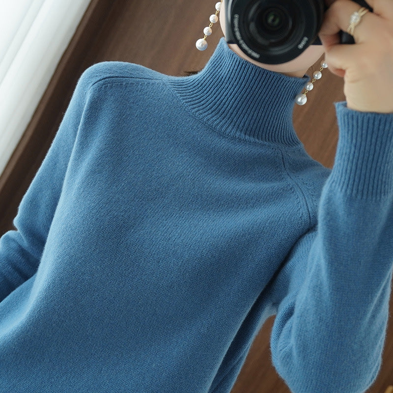 Veera™ - Solider Rollkragenpullover für Damen (50% Rabatt)