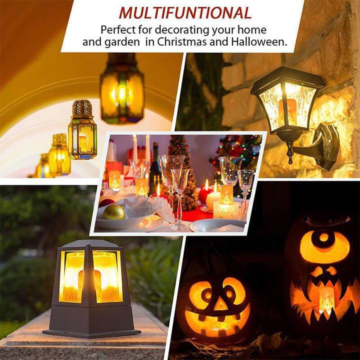 GlowBlaze™ - LED-Glühbirne mit Flammeneffekt zur Erzeugung von Atmosphäre (50 % RABATT)