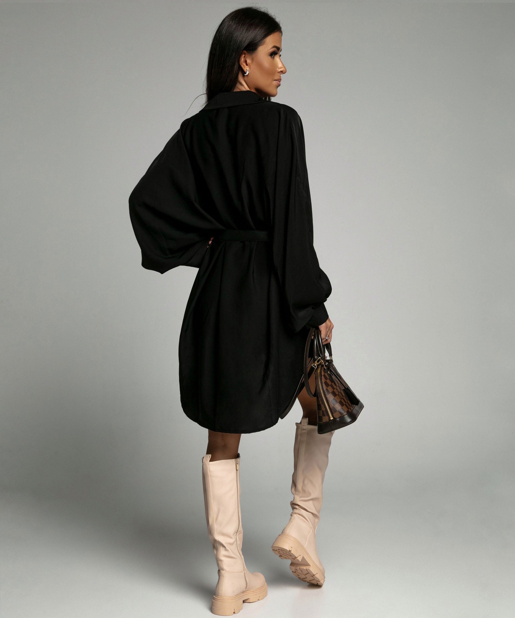 Oversize Bluse Alina Schwarz