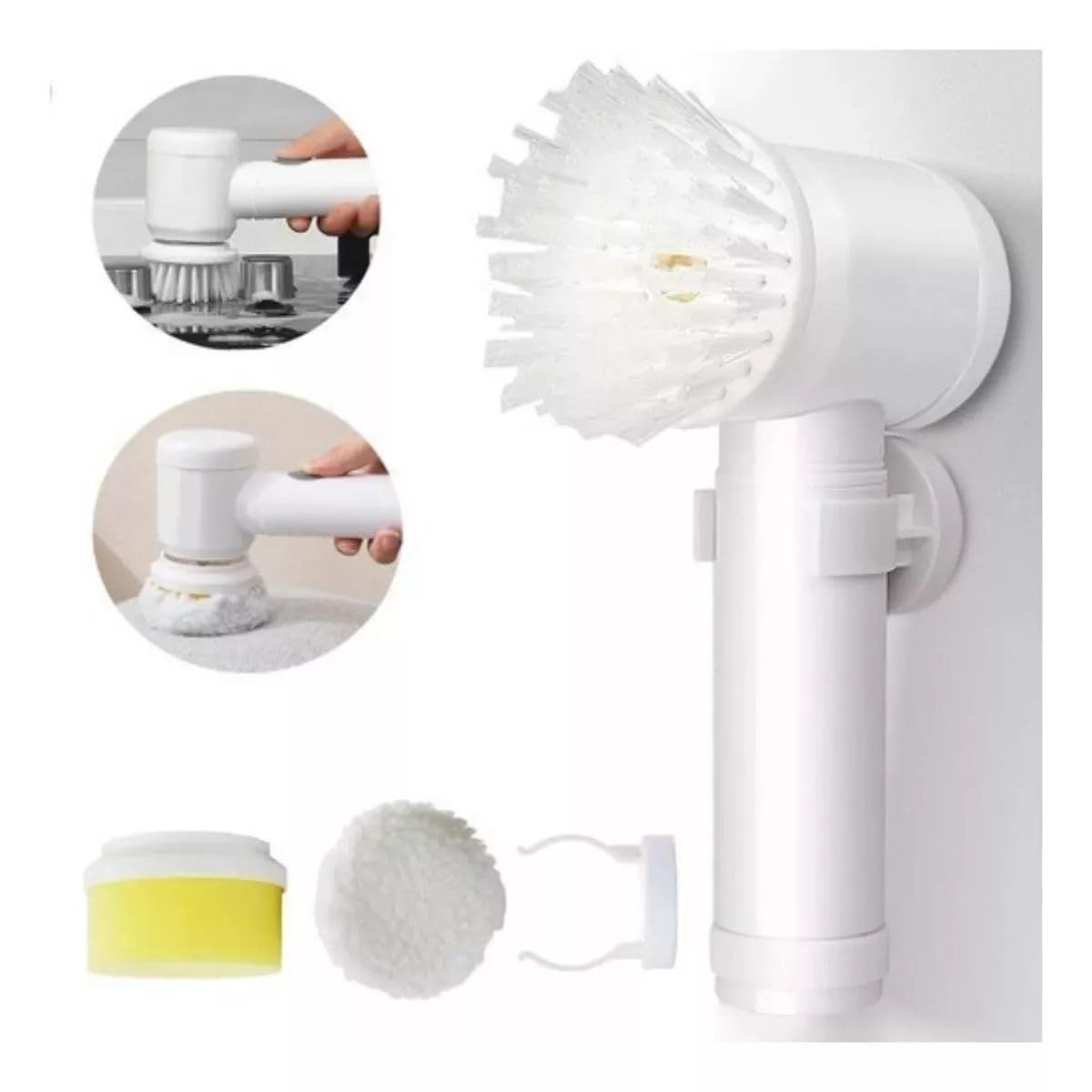 Spinova™ - Elektrischer Duschschrubber mit 5 Bürstenköpfen