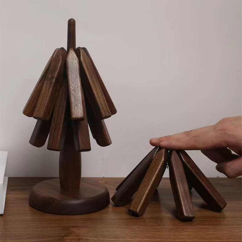 TableTree™ - Künstlerisches Walnussbaum-Tischsets (50% RABATT)