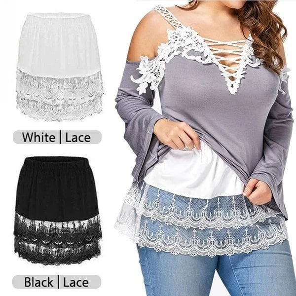Zephyra™ - Fake Top Lower Sweep Shirt 50% RABATT