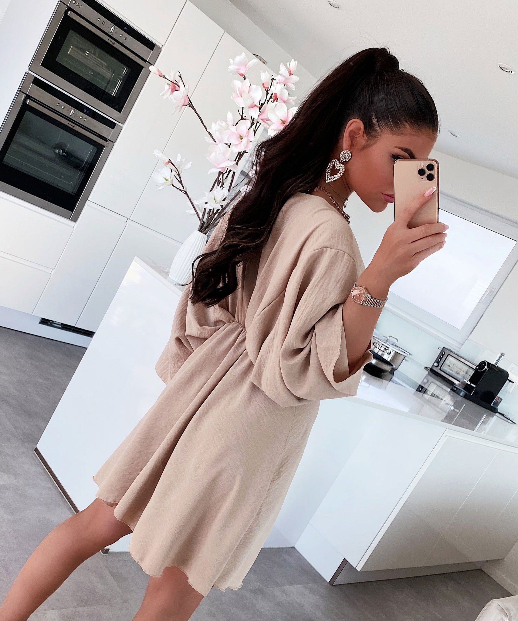 Kleid Cecil Beige