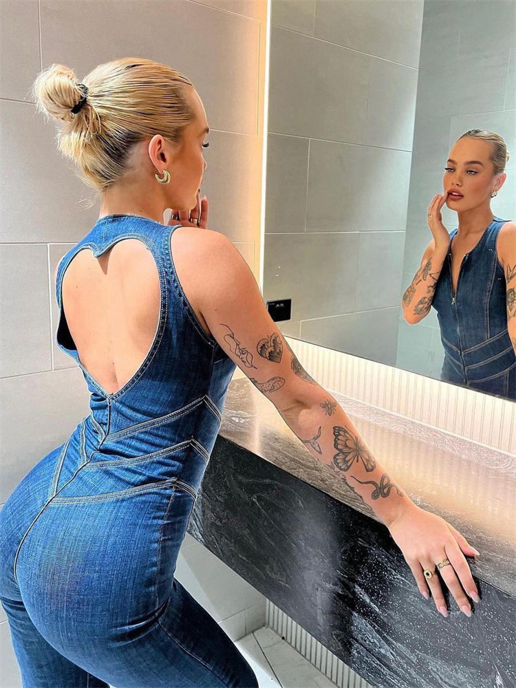 RetroDen™  Jumpsuit mit Herzen (Befristetes Angebot 50% Rabatt)