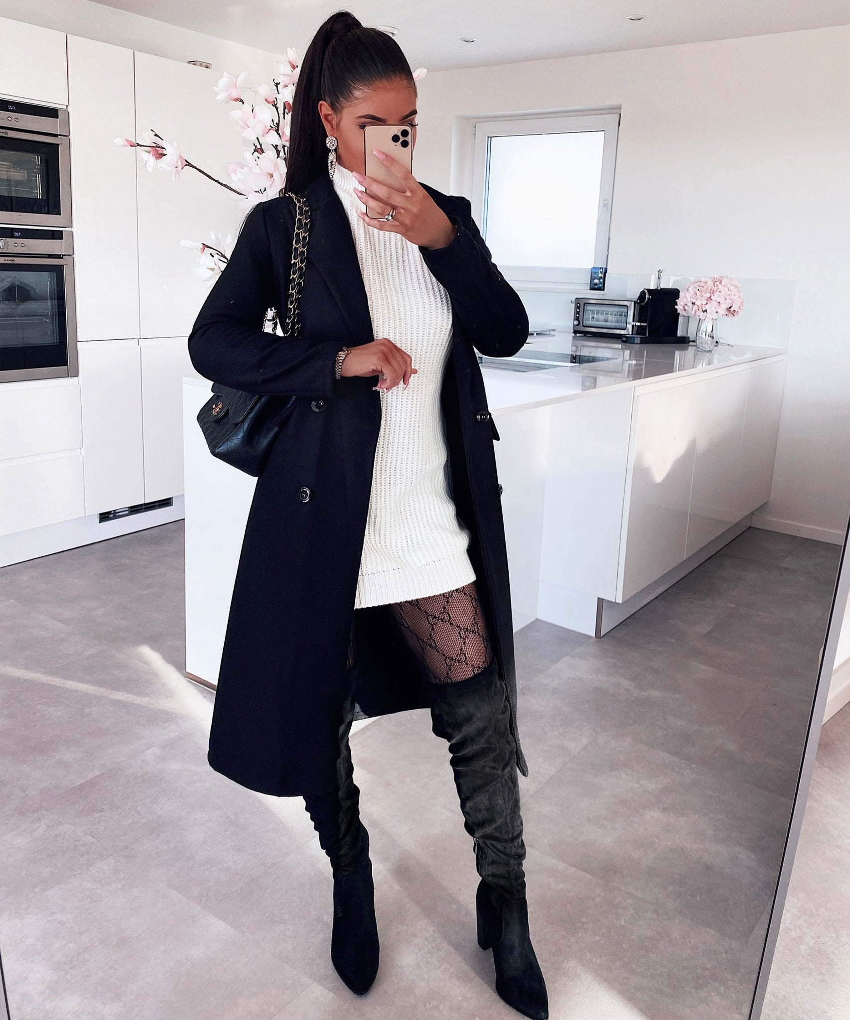 Mantel Juniper Schwarz