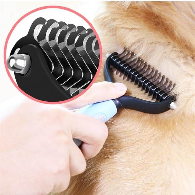 FurTidy™ | Professioneller Entfilzungskamm für Haustiere für Matten, Verfilzungen und loses Haar (1+1 GRATIS!)