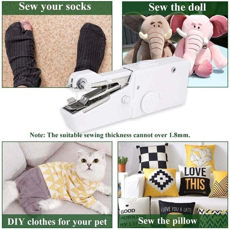 QuickStitch™ | Kompaktes, kabelloses Design für das Basteln unterwegs