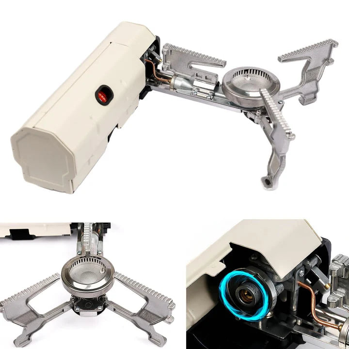 CampHeat™ | 2670W Faltbarer Gasherd für Reisen, Wandern und Grillen im Freien