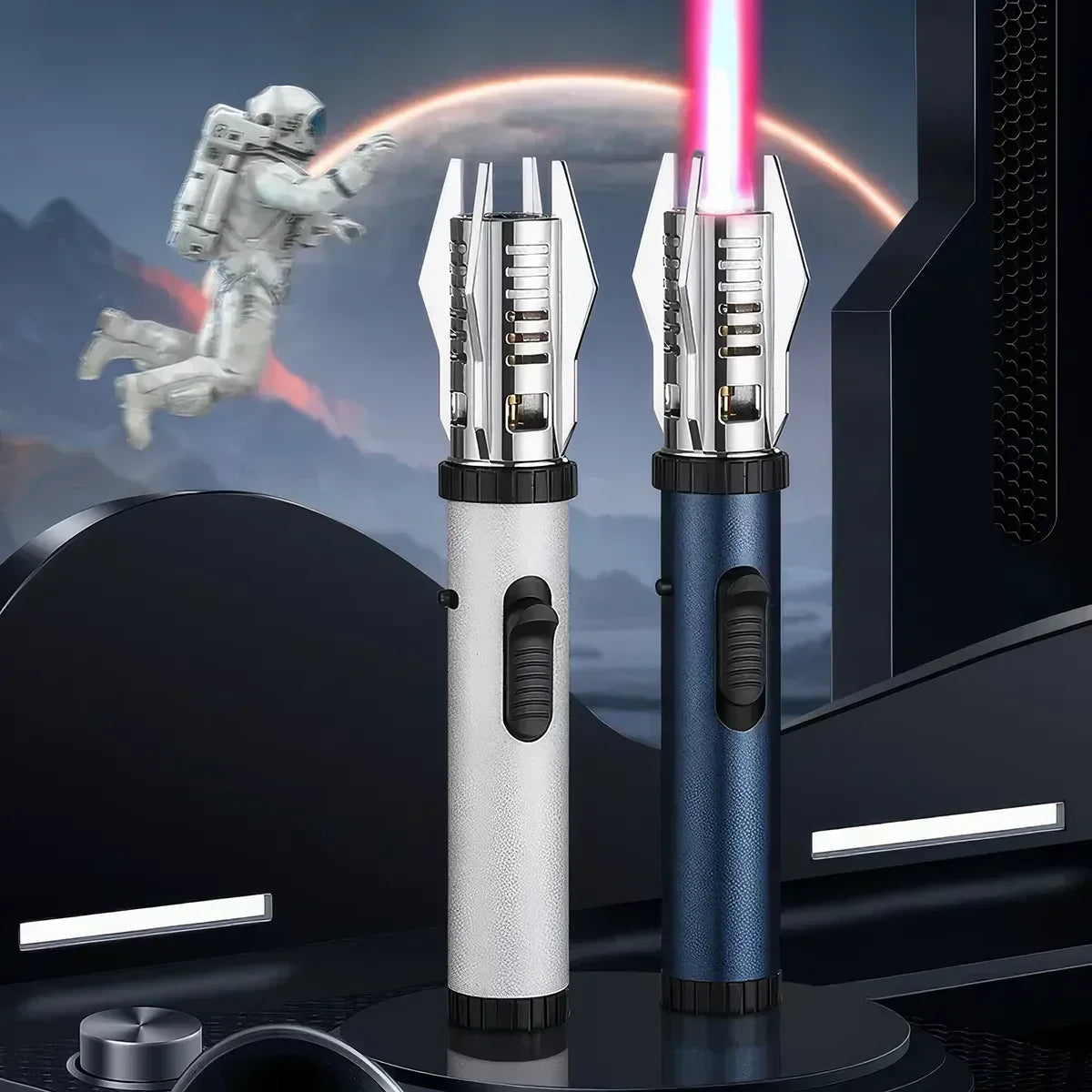 TorchMaster™ - 360° Outdoor Windproof Turbine Taschenlampe Feuerzeug