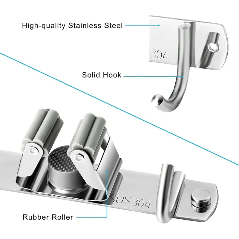 MopHolder™ - Besenhaken Aus Edelstahl(50% RABATT)