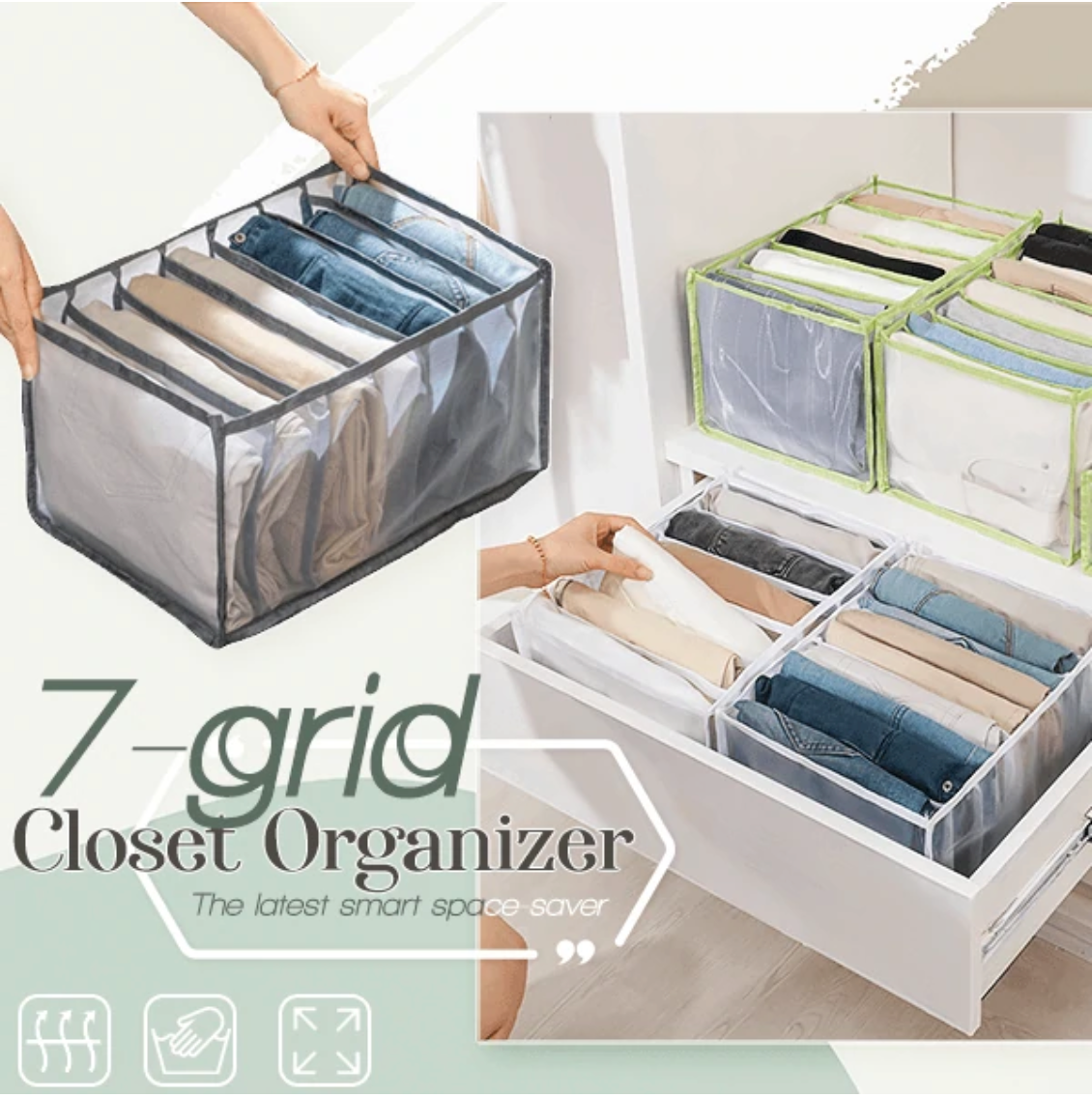 Kleiderschrank-Organizer (Nur heute 1+2 Gratis)