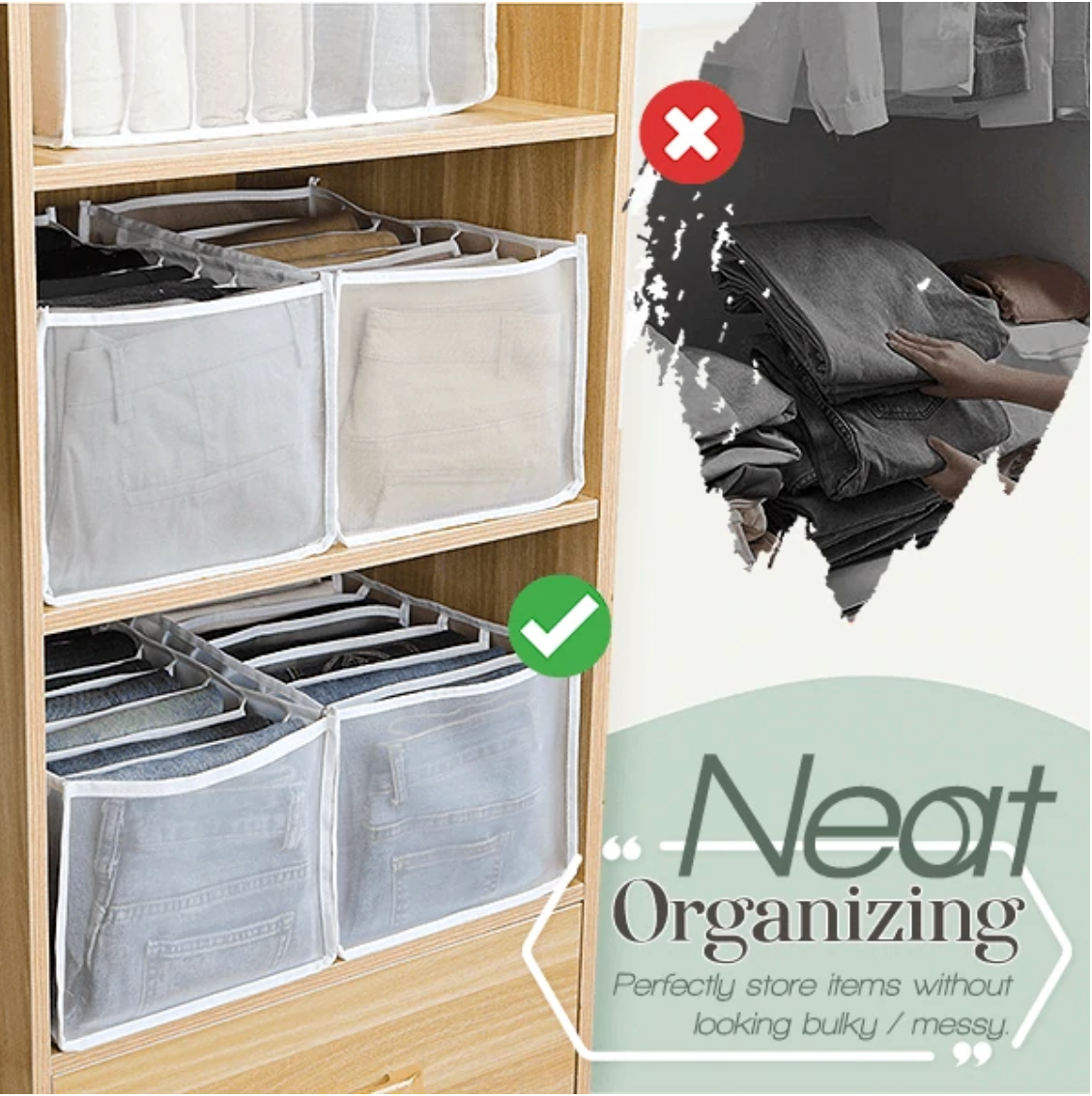 Kleiderschrank-Organizer (Nur heute 1+2 Gratis)