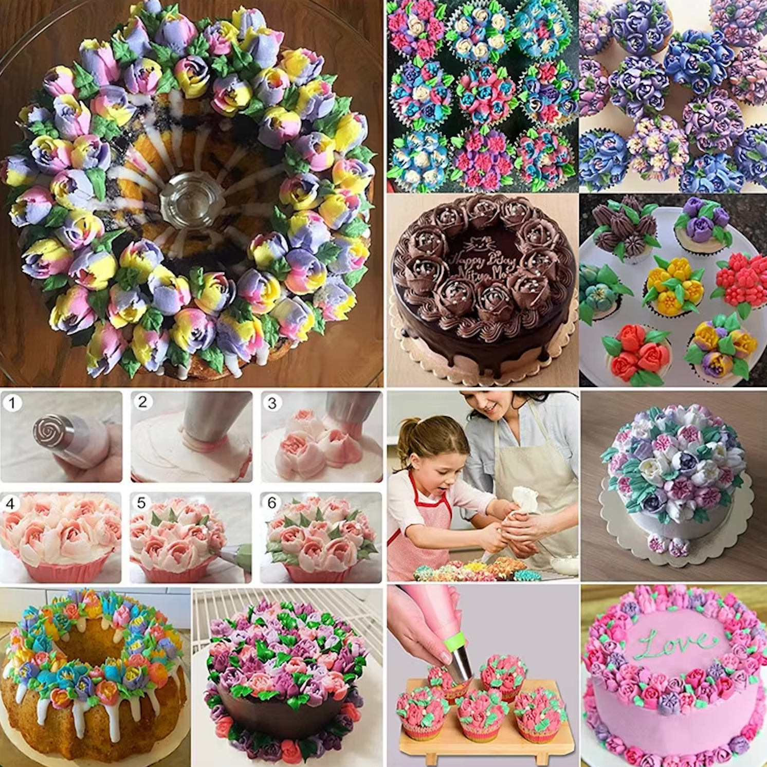 CakeCraft™ | Atemberaubende DIY-Designs mit vielseitigen Düsen erstellen