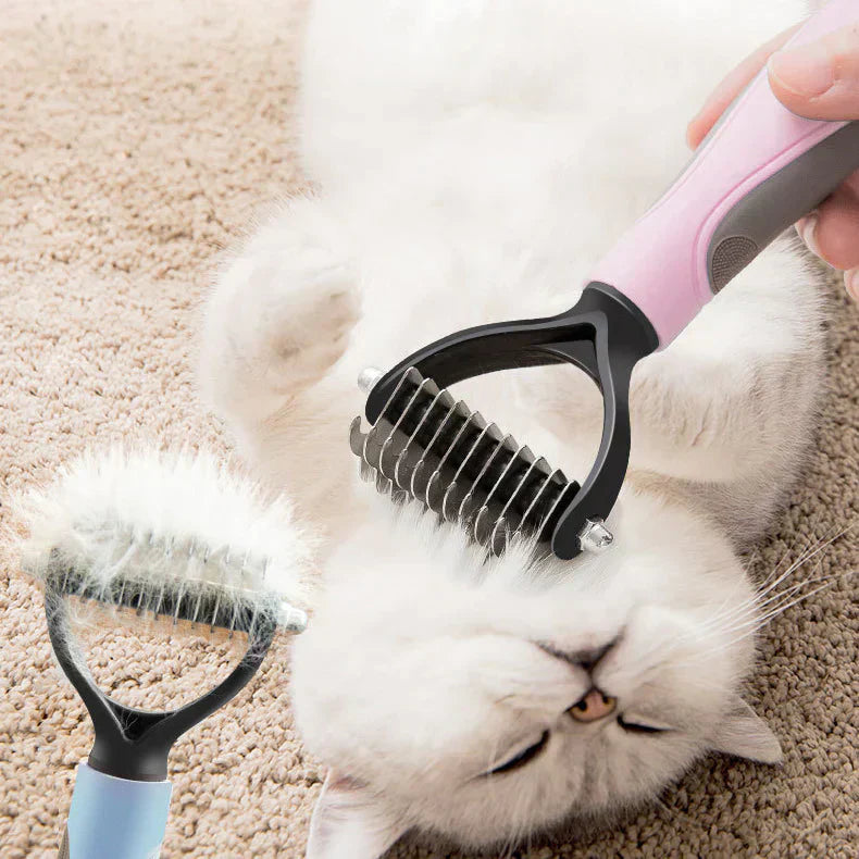 FurTidy™ | Professioneller Entfilzungskamm für Haustiere für Matten, Verfilzungen und loses Haar (1+1 GRATIS!)