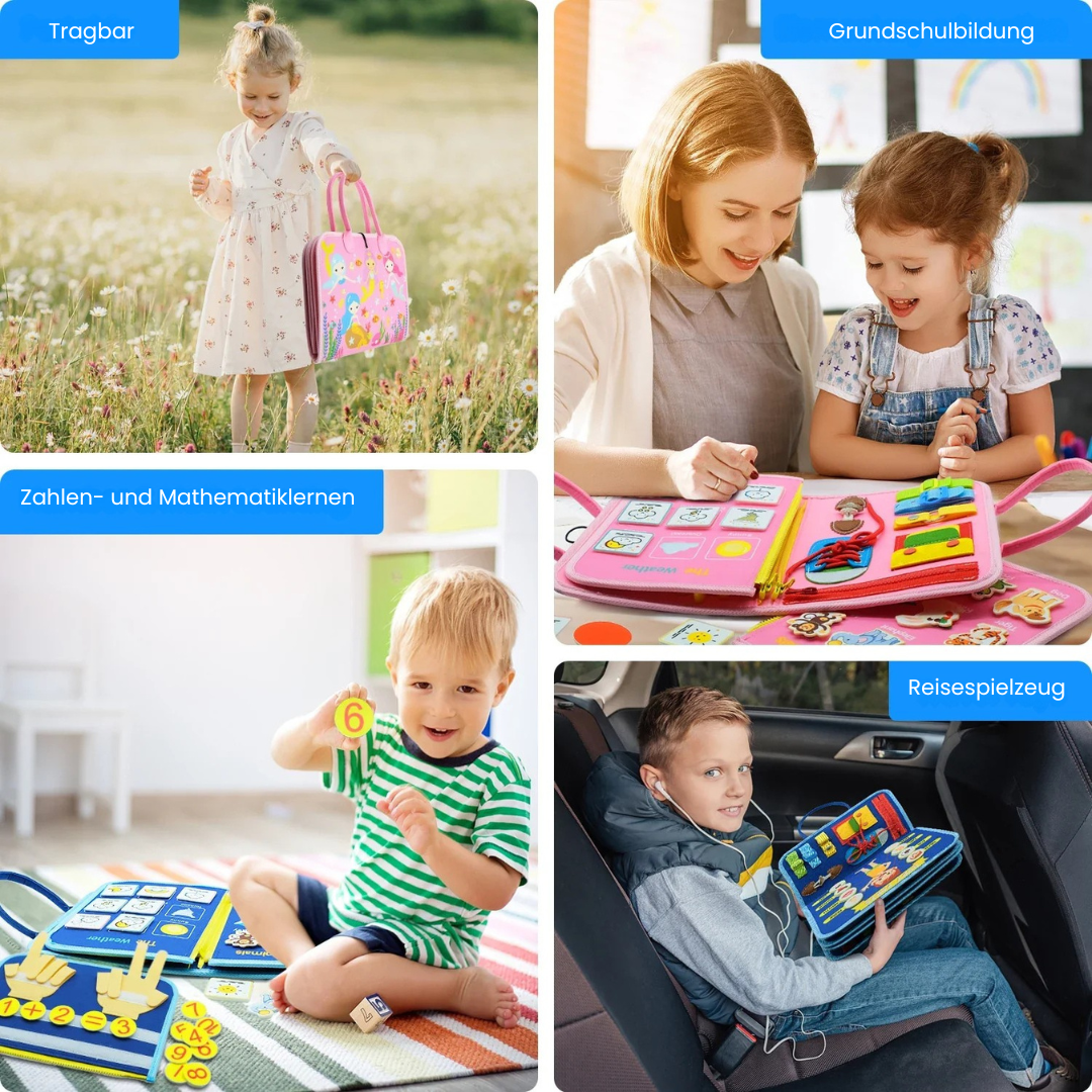 MiniMind™ | Preschool Learning Sensory Board für Autismus-freundliche Fähigkeitsentwicklung