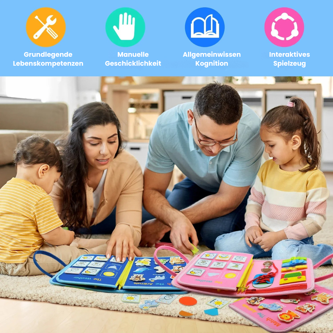 MiniMind™ | Preschool Learning Sensory Board für Autismus-freundliche Fähigkeitsentwicklung