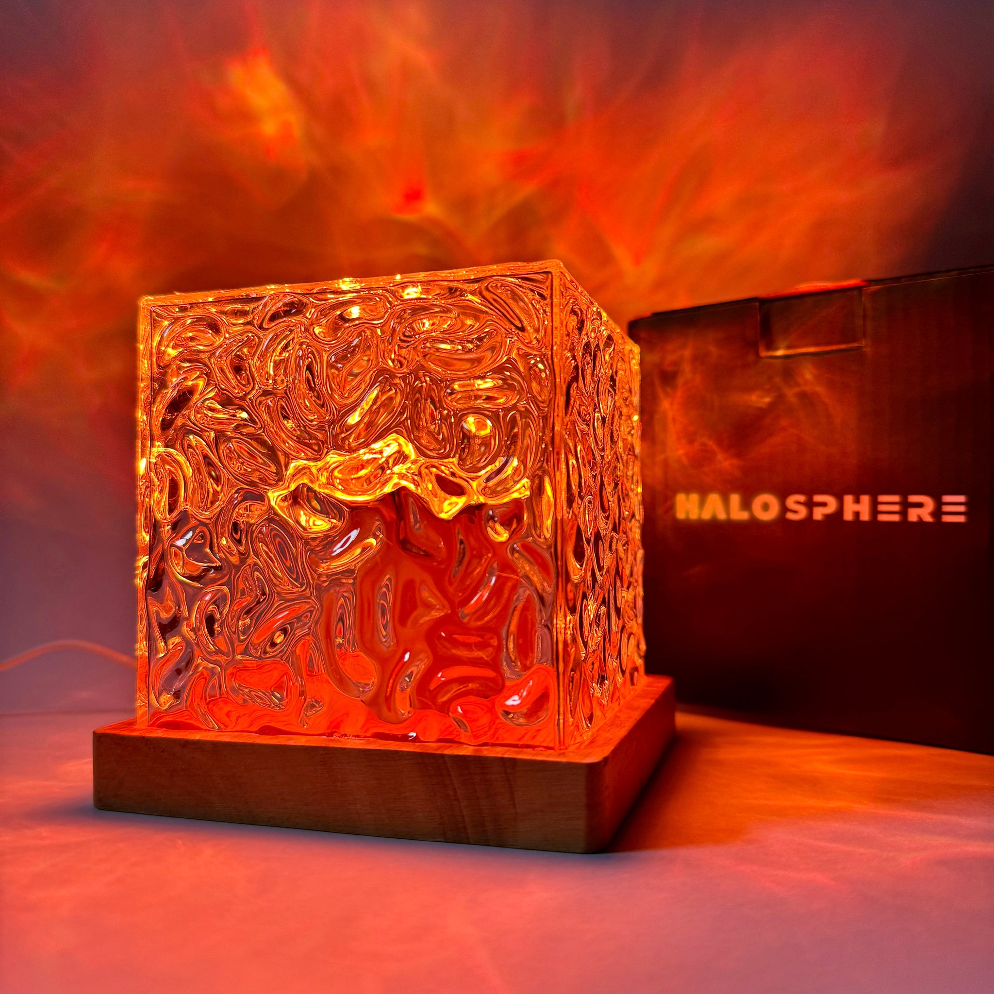 Luminara™ – Polarlichter-Projektor mit Fernbedienung