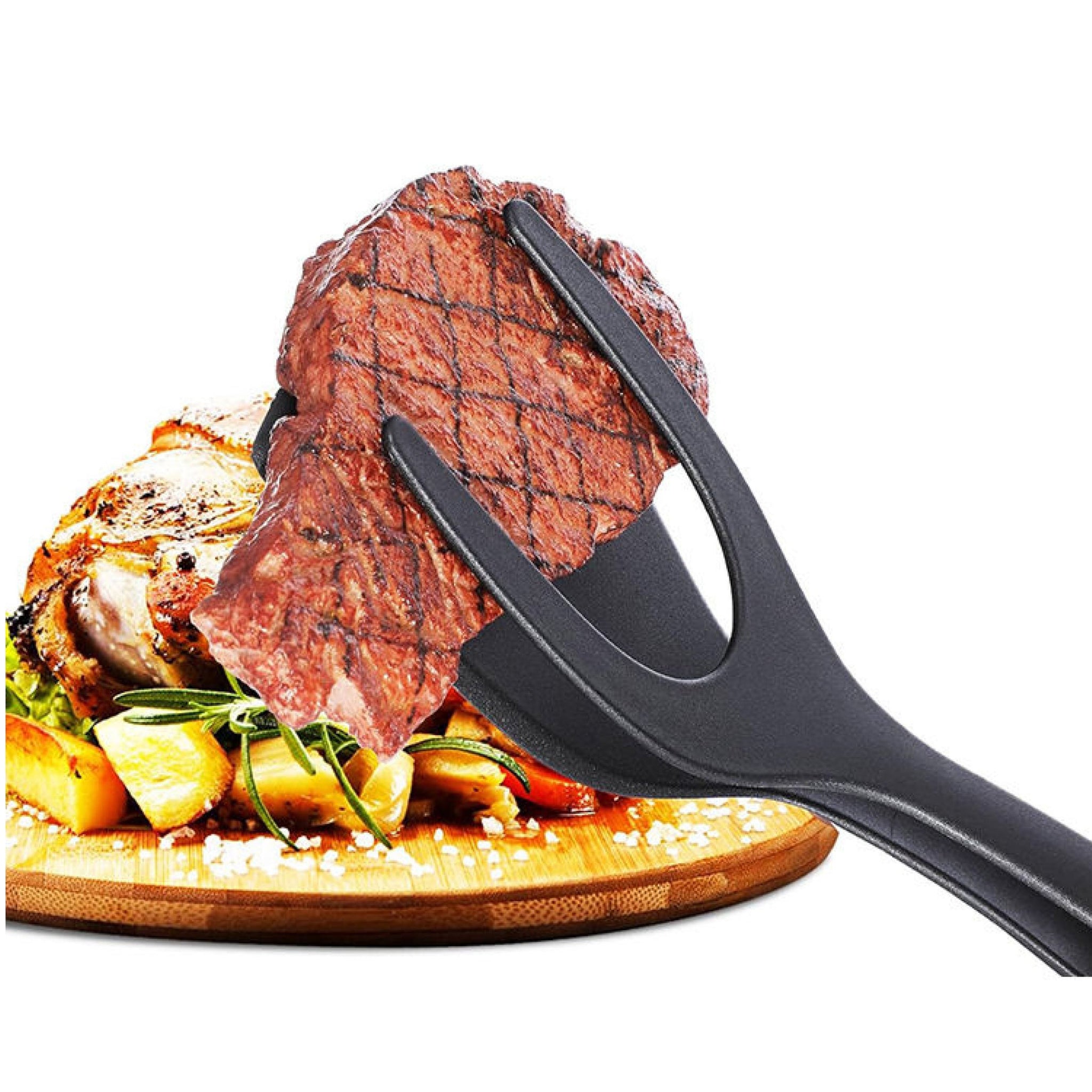 Dualeon™ – Vielseitiger Kochspatel und Grillzange in einem