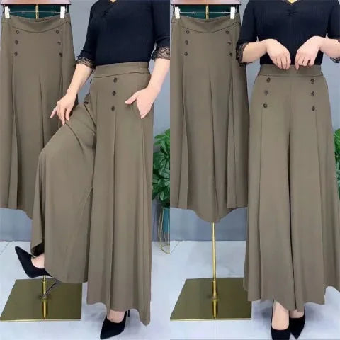Hilary™ - Stilvolle Bundfaltenhose Mit Weitem Bein (50% RABATT)