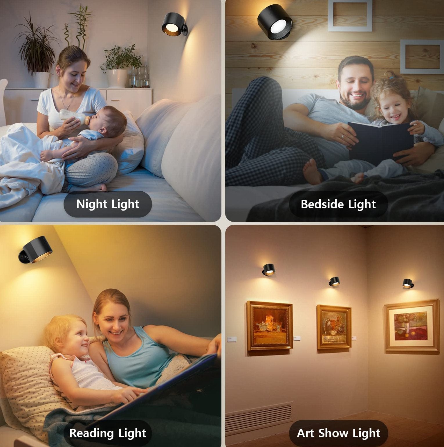 WallLamp™ - Berührungs- und ferngesteuerte LED (50% RABATT)