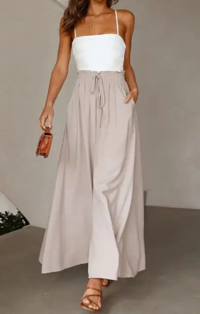 Irida™ – Lange Culottes mit hoher Taille (50% RABATT)