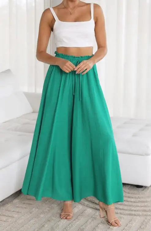 Irida™ – Lange Culottes mit hoher Taille (50% RABATT)