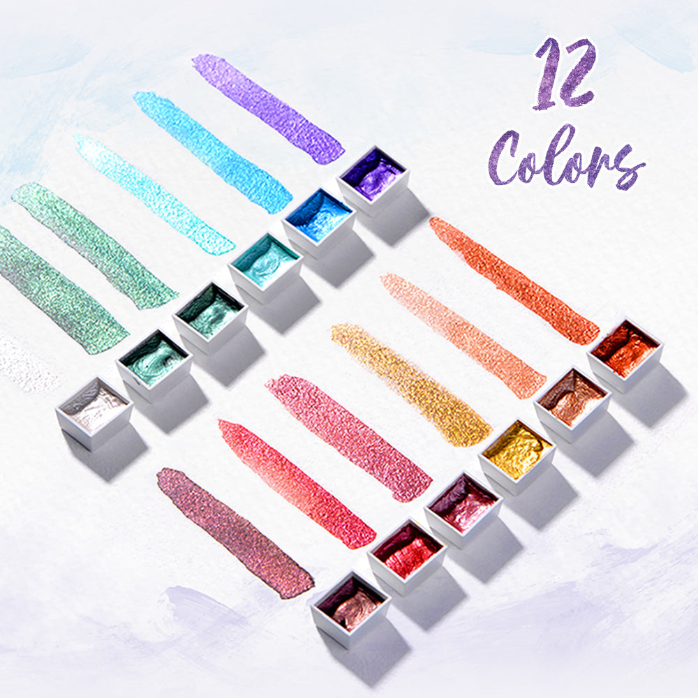MetallicSplash™ | Galaxie Metallic Aquarell Malset
