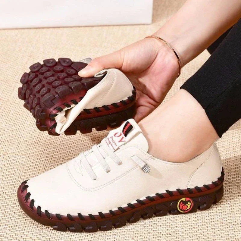 Elvanna™ - Weiche Leder-Freizeitsneaker für Damen