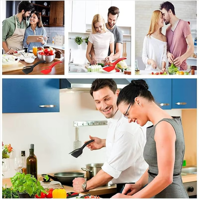 Dualeon™ – Vielseitiger Kochspatel und Grillzange in einem