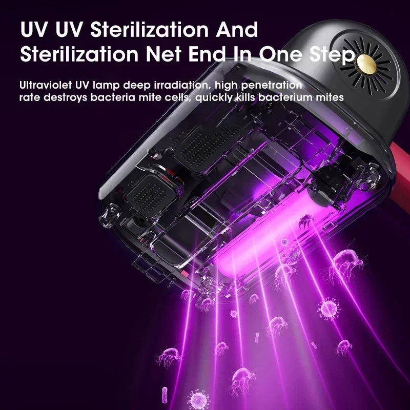 CleanSleep™ | Leichteres Atmen mit leistungsstarker kabelloser Milbenentfernung