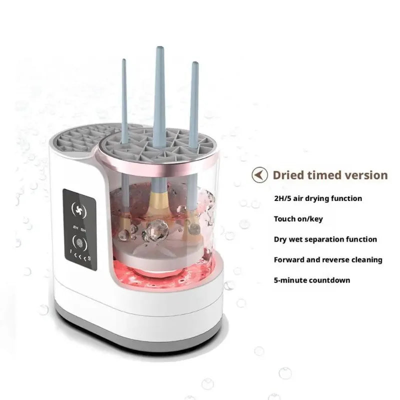 GlamCleanse™ | Vereinfachen Sie die Pflege von Makeup-Pinseln mit der 3-in-1-Reinigung