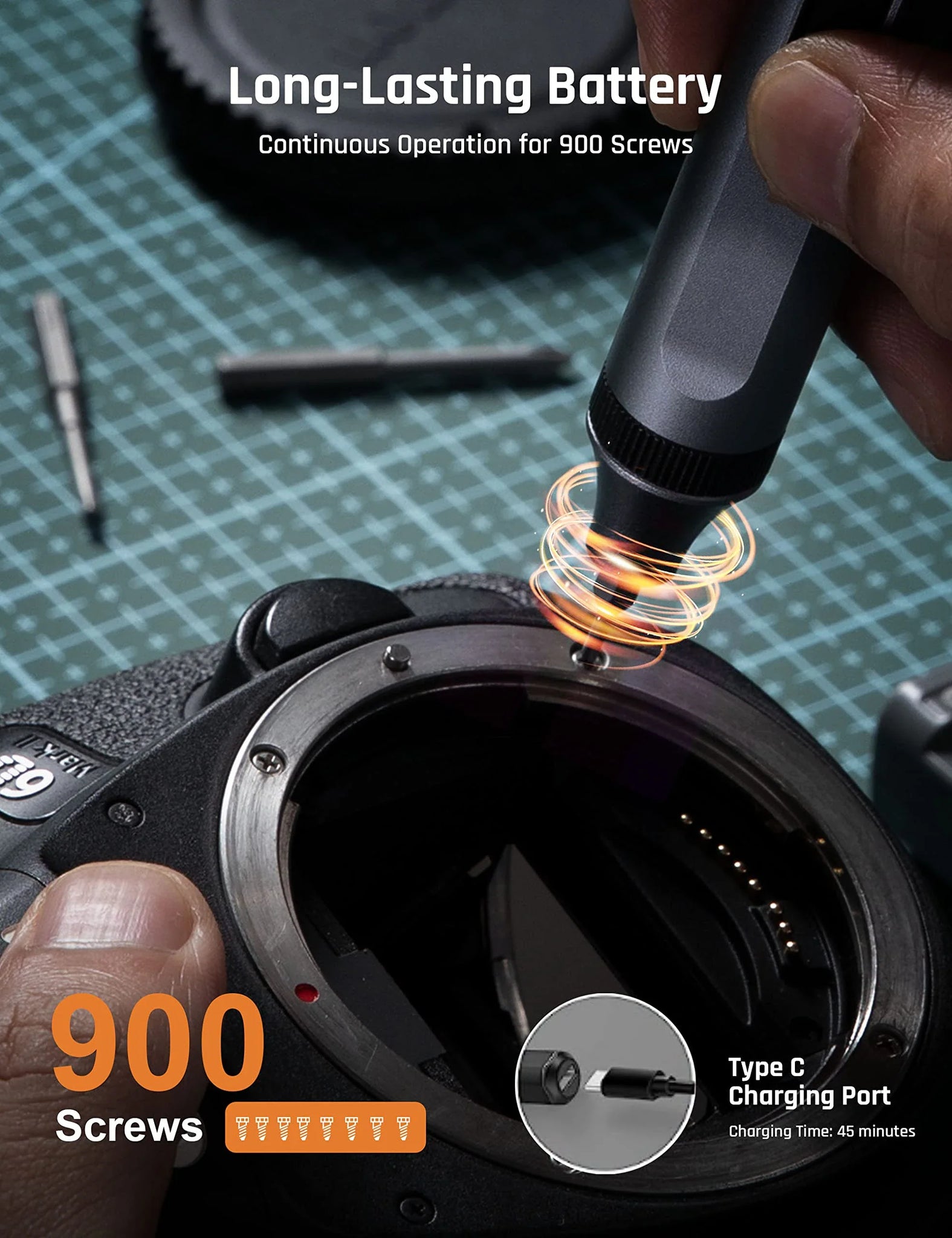 BitForge™ | 48 magnetische Bits und LED-Licht für nahtlose Reparaturen zu jeder Zeit