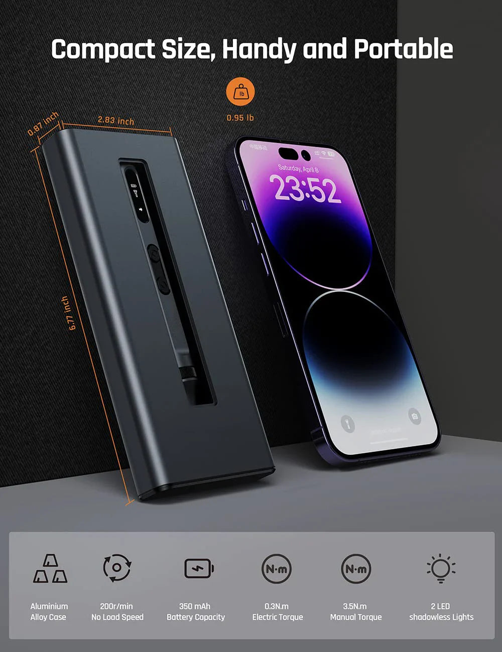 BitForge™ | 48 magnetische Bits und LED-Licht für nahtlose Reparaturen zu jeder Zeit