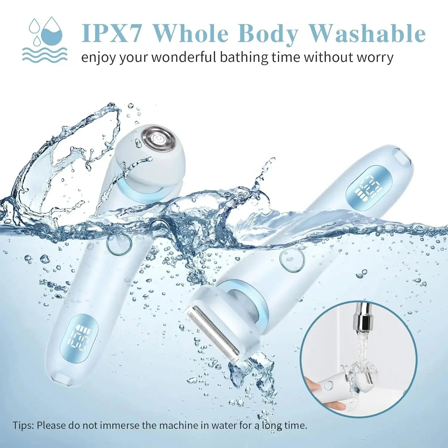 Glissora™ - Elektrischer 2-in-1-Rasierer für Bikini und Gesicht