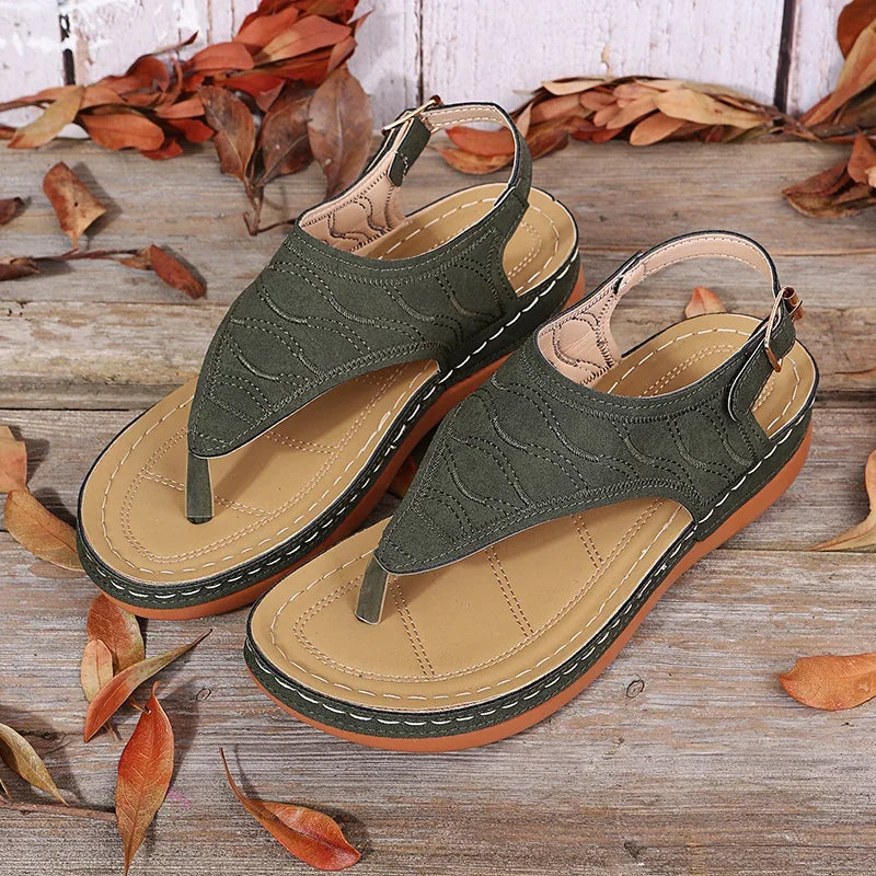 Marvella™ - Stilvolle Sommer-Plateausandalen